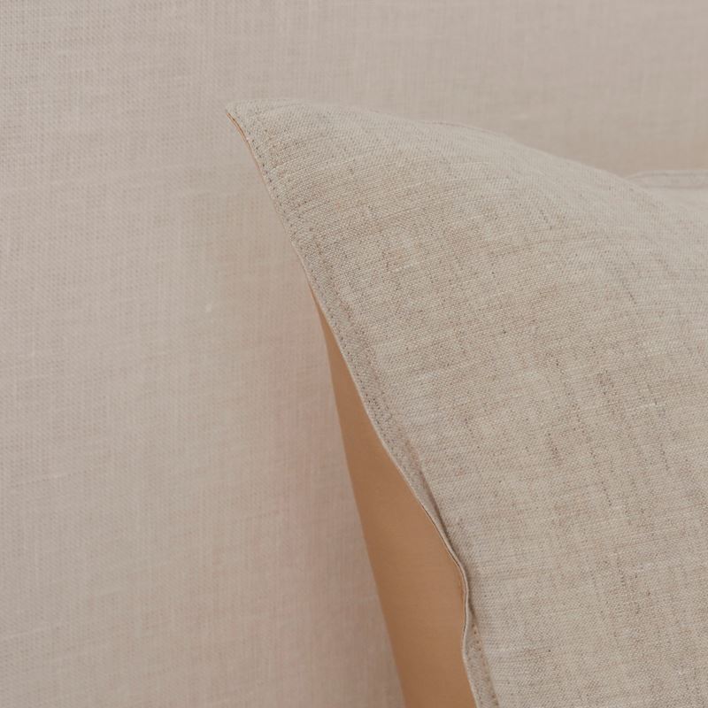 Vintage Washed Linen Silk Linen Pillowcase Pair