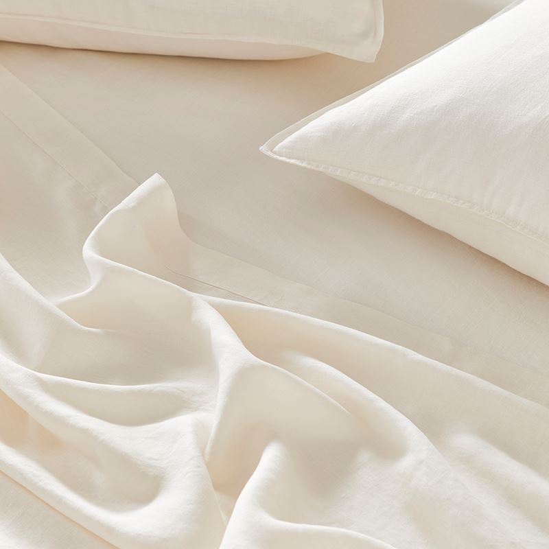 Vintage Washed Linen Pearl Sheet Separates