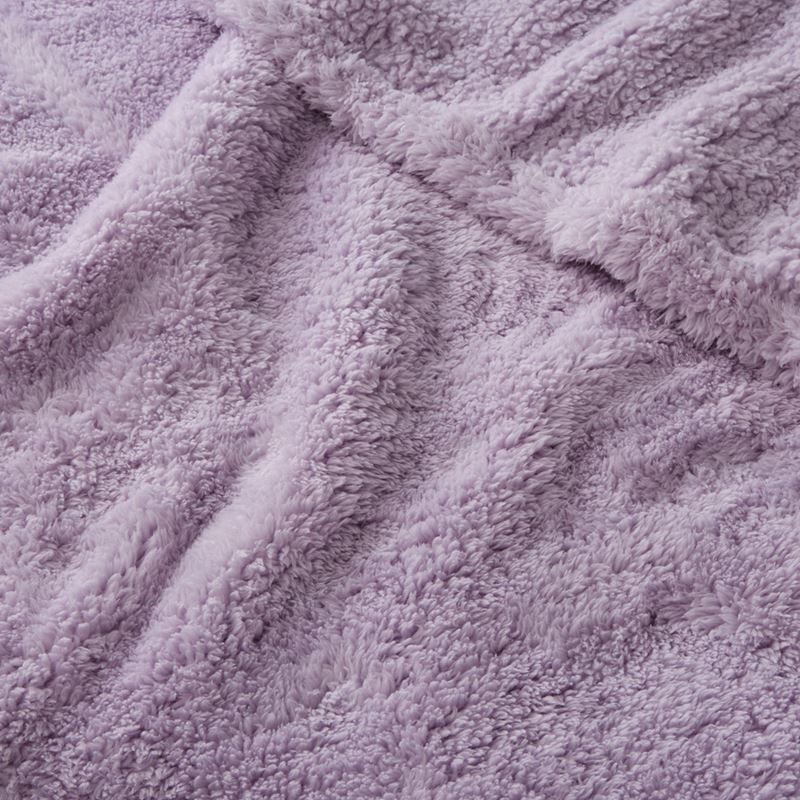 Kyrie Soft Lilac Fleece Blanket