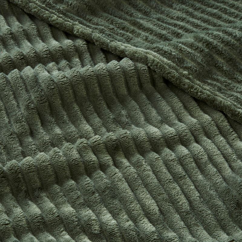 Evan Green Ribbed Blanket