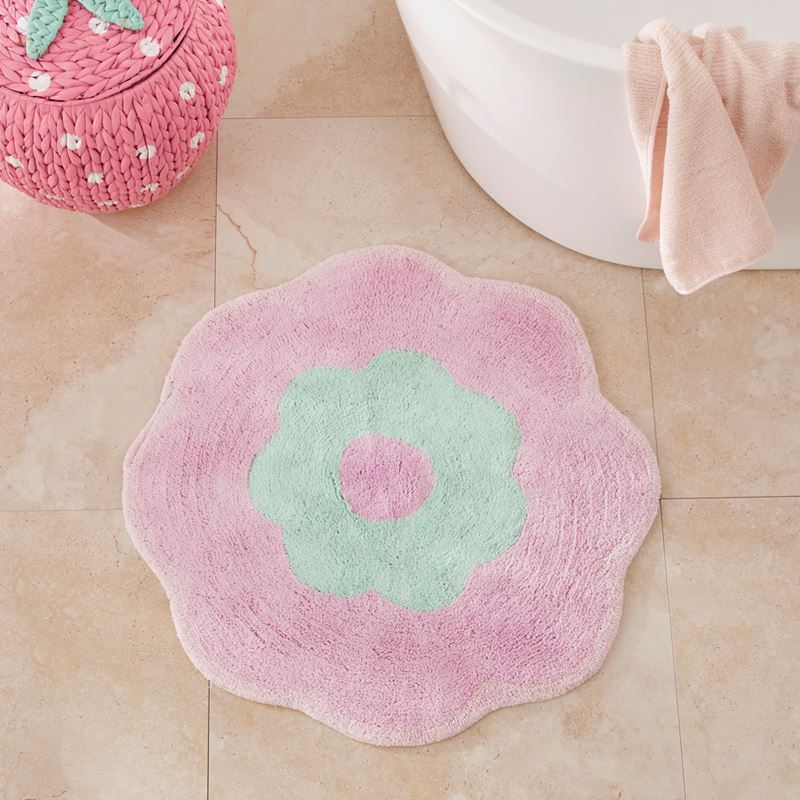Kids Poppy Floral Multi Bath Mat