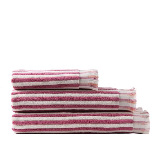 European Sophia Boysenberry & Orange Turkish Cotton Towel Range