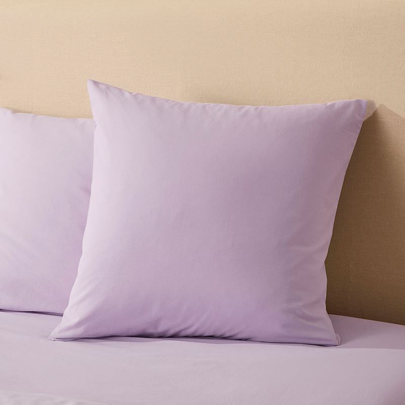 Stonewashed Cotton Lilac Pillowcases