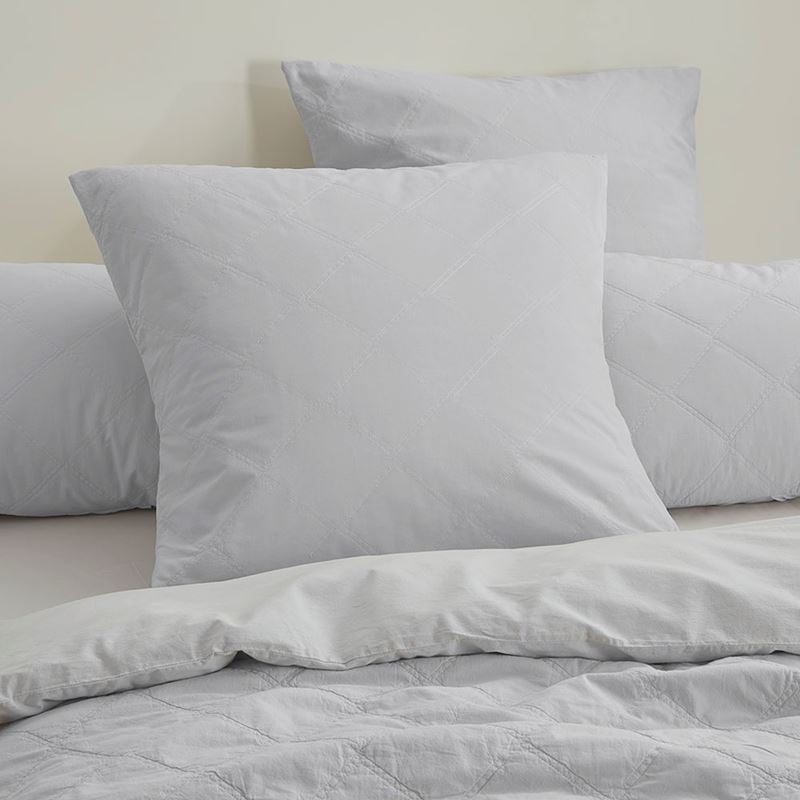 Stonewashed Cotton Cloud Quilted Pillowcase