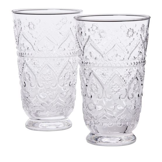 Bombay Clear Tall Glass 2 Pack