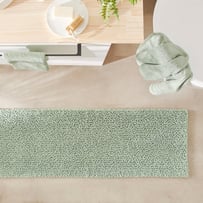 Microplush Bobble Bath Runner Bath Runner Eucalyptus