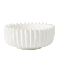 Coastal Ridge Off White Bowl