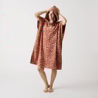 Sorrento Leopard Hooded Beach Towel