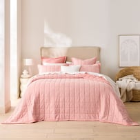 Bodhi Tomato Stripe Quilted Coverlet Separates