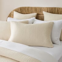 Haven Coconut Quilted Pillowcases