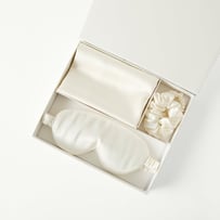 Pure Silk White Gift Set