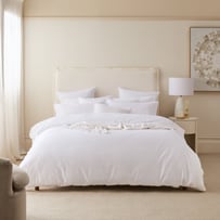 Egyptian Cotton White Quilt Cover Set + Separates