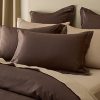 600TC Bamboo Cotton Chocolate Pillowcases