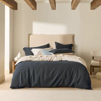 European 4 Sided Reversible Muslin Cool Quilt Cover Separates