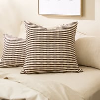 Luca Chocolate Pillowcases