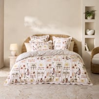 Island Paradise Natural Quilt Cover Set & Separates