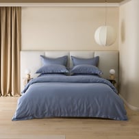 Giselle Egyptian Cotton Tailored Storm Quilt Cover Set + Separates