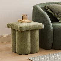 Coda Moss Green Ottoman