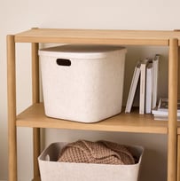 Osaka Natural Felt Square Storage Basket