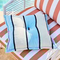 Lorne Blue Outdoor Terry Chair Pad