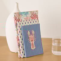 Blue Lobster Handmade Notebook Set