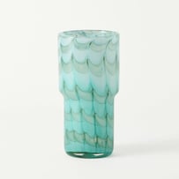 Wave Teal Tall Vase
