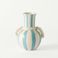 Sienna White & Blue Tall Vase 