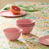 Catalina Watermelon Bamboo Small Bowl Set of 4