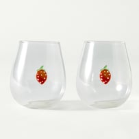 Summer Fruit Strawberry Tumbler Pack of 2