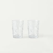 Heart Clear Tumbler Pack of 2