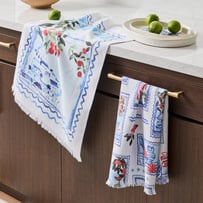 Amalfi Positano Postcard Tea Towel Pack of 2