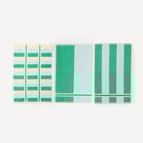 Australian Cotton Apple Stripe Tea Towel Pack of 3