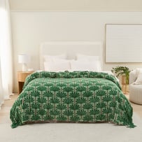 Supersoft Winter Palm Blanket