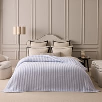 Lantana Blue Stonewash Blanket