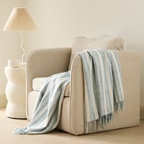 Bellarine Seamist Stripe Throw