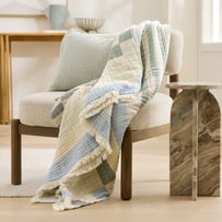 European Collection Green Bahar Throw