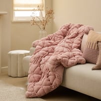 Moonflower Blush Throw