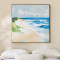 Ocean Oceans Cliff Canvas