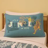 It's a Jungle In Here Text Pillowcase