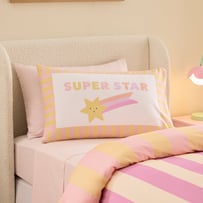 Superstar Text Pillowcase