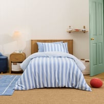 Stonewashed Ocean Stripe Quilt Cover Set