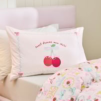 Sweet Dreams Mon Cheri Text Pillowcase
