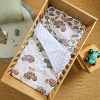 Mattel Hot Wheels Monster Trucks Quilted Cot Quilt Cover Set