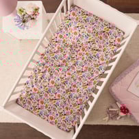 Fleur Harris Garden Of Dreams White Cot Sheet Set