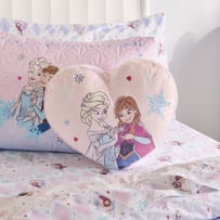 Disney Frozen Pink Heart Cushion
