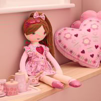 Loving Rainbows Girl Snuggle Friend