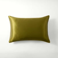 Pure Silk Olive Pillowcase