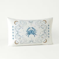 Zodiac Blue Cancer Pillowcase