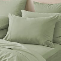 Stonewashed Cotton Gumleaf Pillowcase   