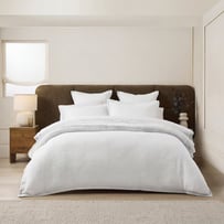 Lewis White Quilted Quilt Cover Set + Separates